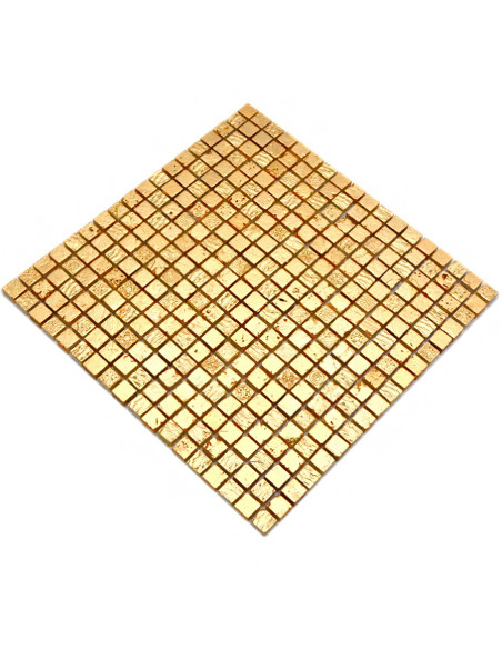Guld Mosaik Natursten Resin | Ekosten.se