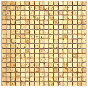 Guld Mosaik Natursten Resin | Ekosten.se