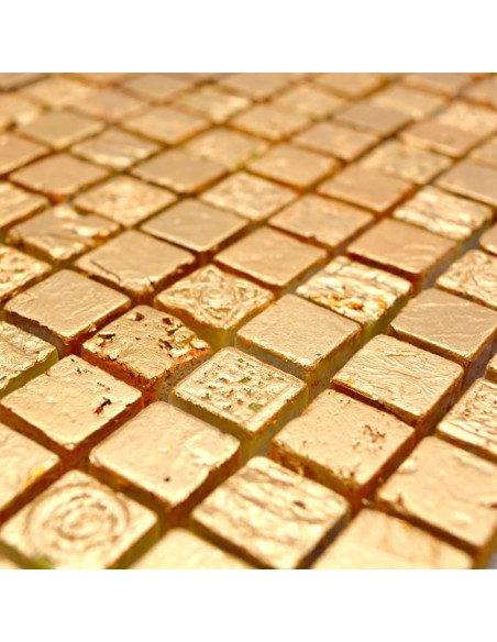 Guld Mosaik Natursten Resin | Ekosten.se