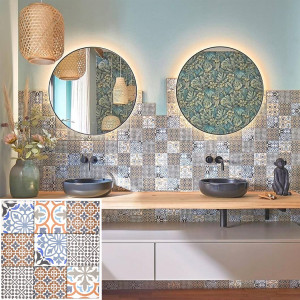 Retro Självhäftande Vinyl Mosaik | Ekosten.se