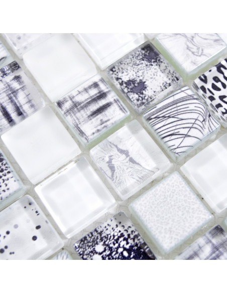 Kristall Mosaik White Wild | Ekosten.se
