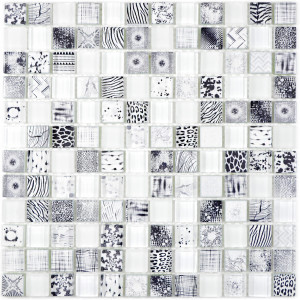 Kristall Mosaik White Wild | Ekosten.se
