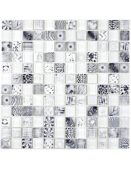 Kristall Mosaik White Wild | Ekosten.se