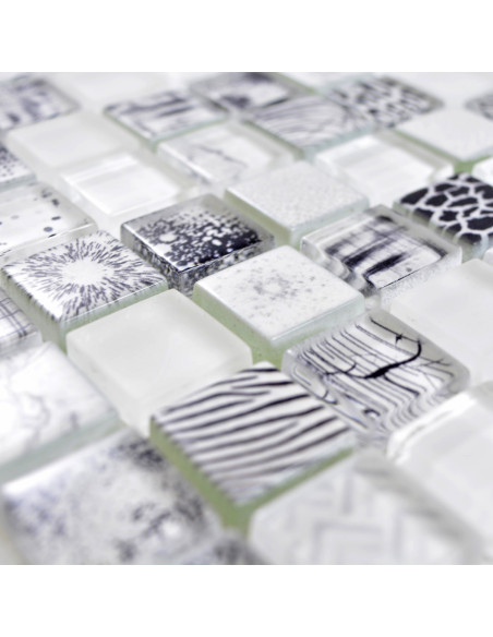 Kristall Mosaik White Wild | Ekosten.se