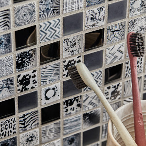 Kristall Mosaik Black Wild
