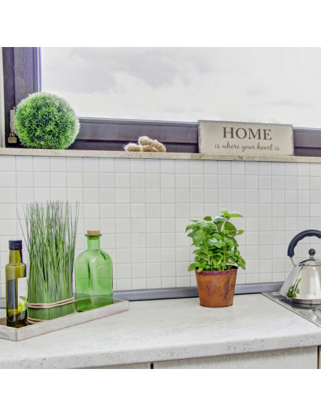 Klinker Mosaik Vit Matt | Ekosten.se