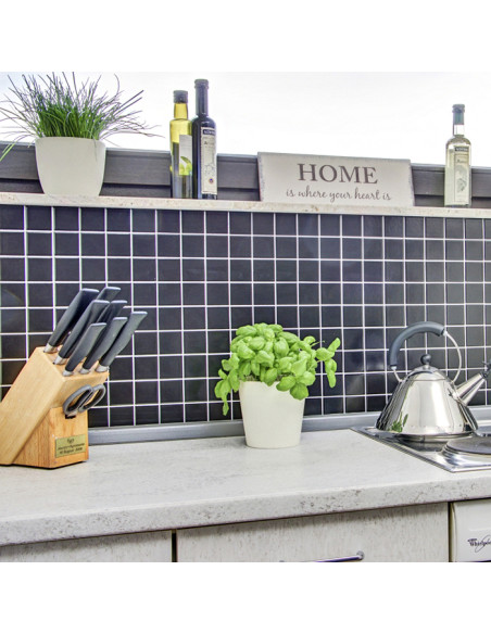Klinker Mosaik Svart Matt | Ekosten.se