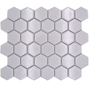 Klinkermosaik Hexagon Vit Blank | Ekosten.se