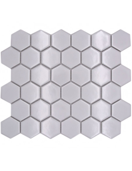 Klinkermosaik Hexagon Vit Blank | Ekosten.se