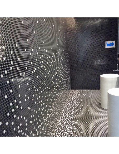 Svart Hexagon Mosaik Blank | Ekosten.se