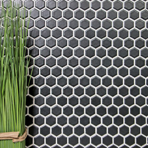 Svart Hexagon Mosaik Matt
 | Ekosten.se