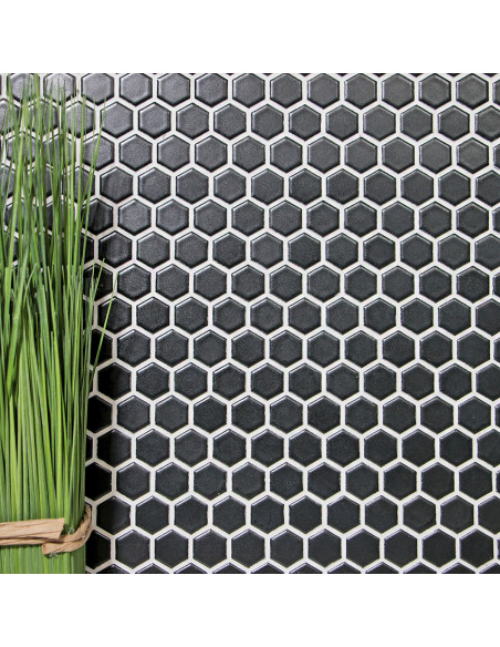 Svart Hexagon Mosaik Matt
 | Ekosten.se