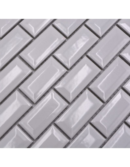 Vit Mosaik Metro Fasad | Ekosten.se