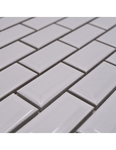 Vit Mosaik Metro Fasad | Ekosten.se