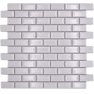 Vit Mosaik Metro Fasad | Ekosten.se