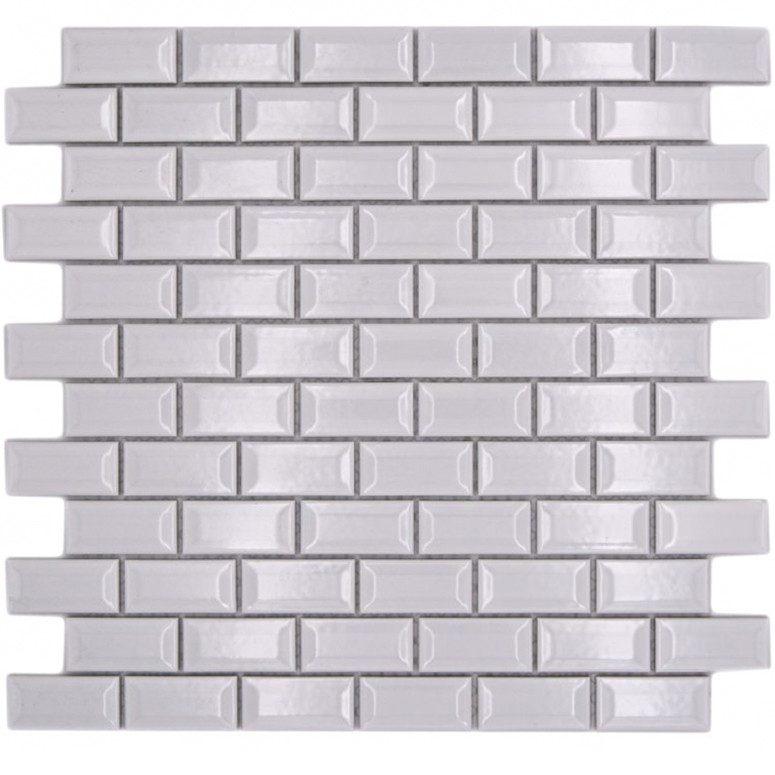Vit Mosaik Metro Fasad | Ekosten.se