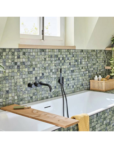 Marmor Mosaik Grön Tumlad | Ekosten.se
