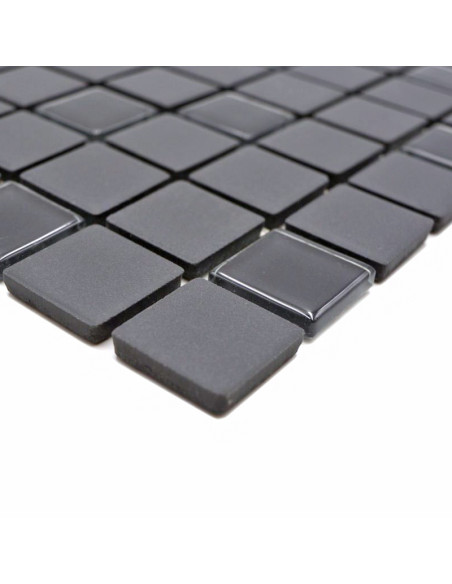 Glas Keramik Mosaik Svart | Ekosten.se