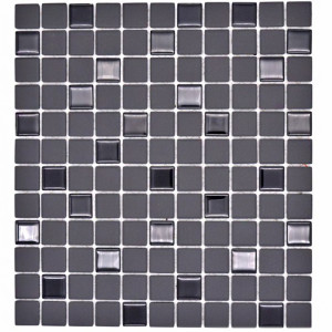 Glas Keramik Mosaik Svart | Ekosten.se
