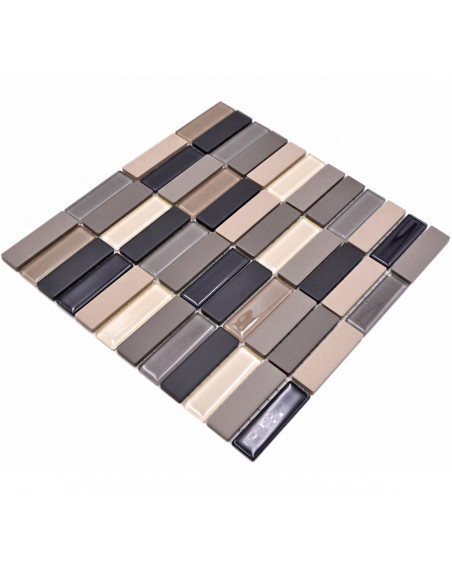 Stavmosaik Keramik Glas Brun Beige | Ekosten.se