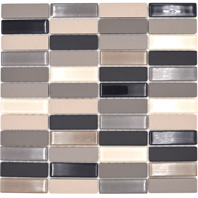 Stavmosaik Keramik Glas Brun Beige | Ekosten.se