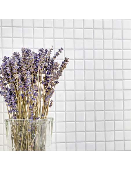 Klinkermosaik Vit Matt | Ekosten.se