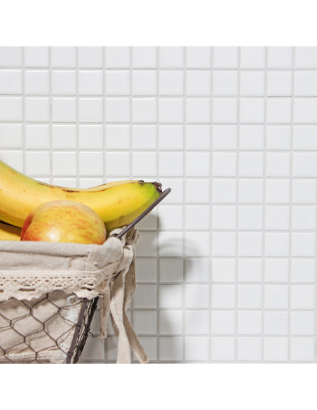 Klinkermosaik Vit Matt | Ekosten.se