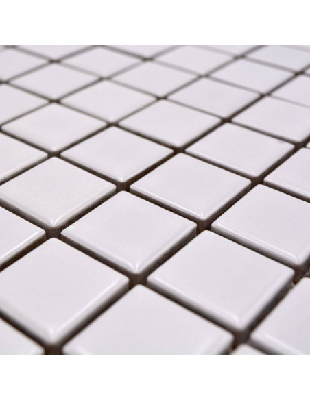 Klinkermosaik Vit Matt | Ekosten.se