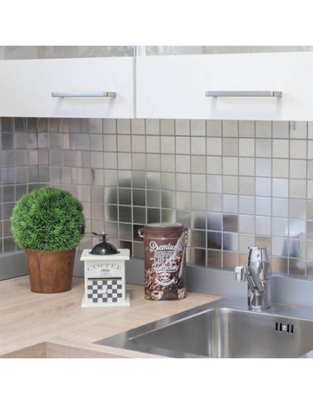Silver Mosaik Metall Borstad
 | Ekosten.se