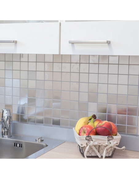 Silver Mosaik Metall Borstad
 | Ekosten.se