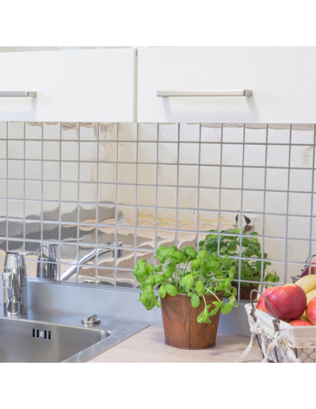 Silver Mosaik Metall Blank | Ekosten.se