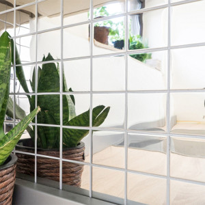 Silver Mosaik Metall Blank | Ekosten.se