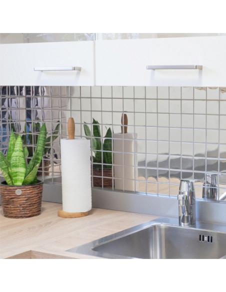 Silver Mosaik Metall Blank | Ekosten.se