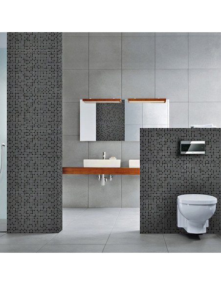 Glasmosaik Eco Svart Matt | Ekosten.se