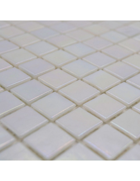 Vit Glas Mosaik Rainbow | Ekosten.se