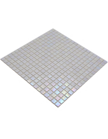 Vit Glas Mosaik Rainbow | Ekosten.se