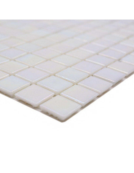 Vit Glas Mosaik Rainbow | Ekosten.se