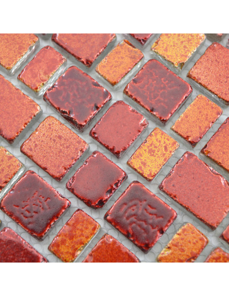 Antik Mosaik Kristall Röd | Ekosten.se