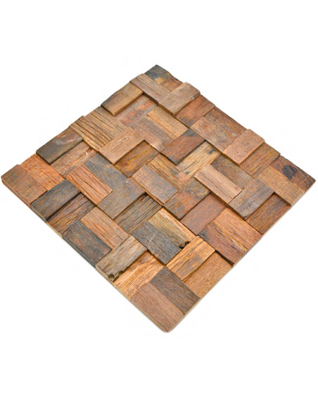 Mosaik Trä Parkett Boat Old Wood | Ekosten.se
