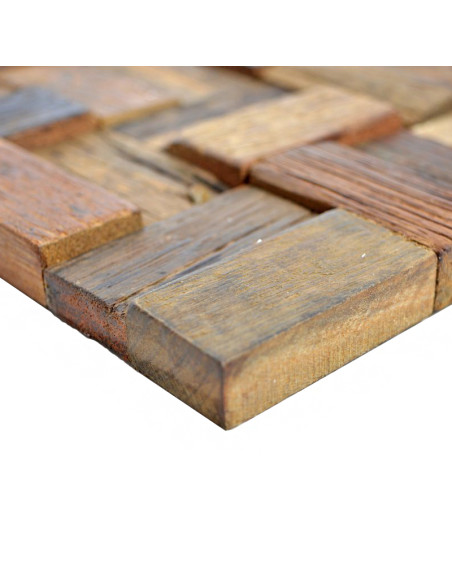 Mosaik Trä Parkett Boat Old Wood | Ekosten.se