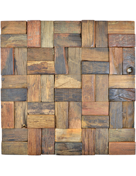 Mosaik Trä Parkett Boat Old Wood | Ekosten.se