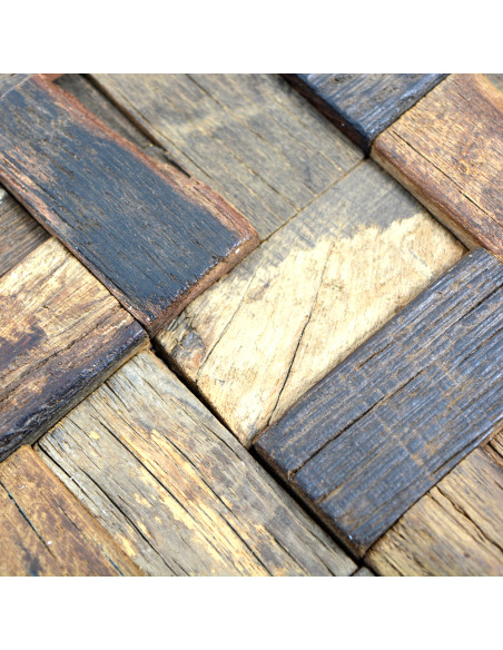Mosaik Trä Parkett Boat Old Wood | Ekosten.se