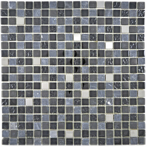 Mosaik Kristall Marmor Metall Svart | Ekosten.se