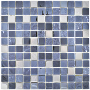 Kristall Metallmosaik Antracit Silver | Ekosten.se
