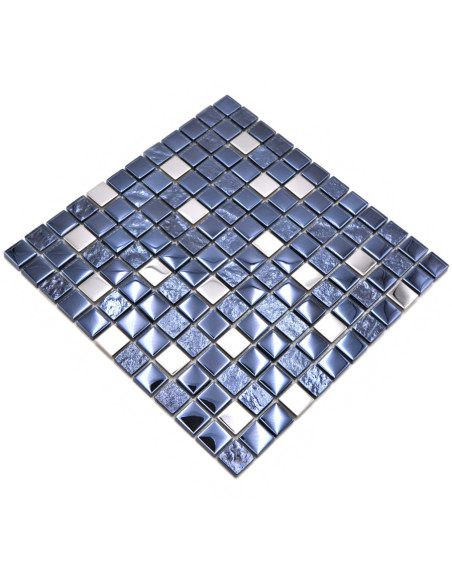 Kristall Metallmosaik Antracit Silver | Ekosten.se