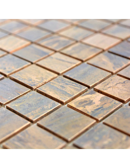 Koppar Metall Mosaik | Ekosten.se