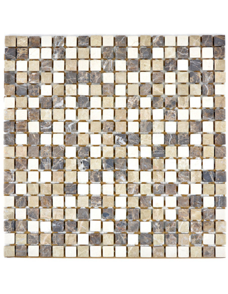 Marmormosaik Beige Brun | Ekosten.se