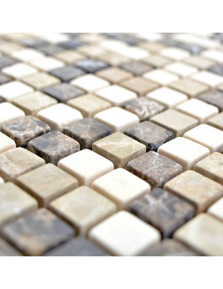 Marmormosaik Beige Brun | Ekosten.se
