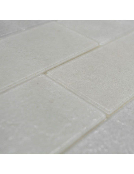 Vit Glasmosaik Nordic Veil | Ekosten.se