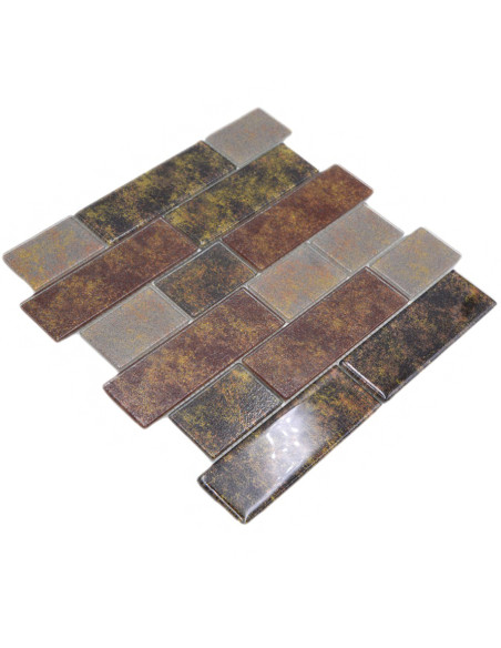 Rustik Glasmosaik Nordic Ember | Ekosten.se